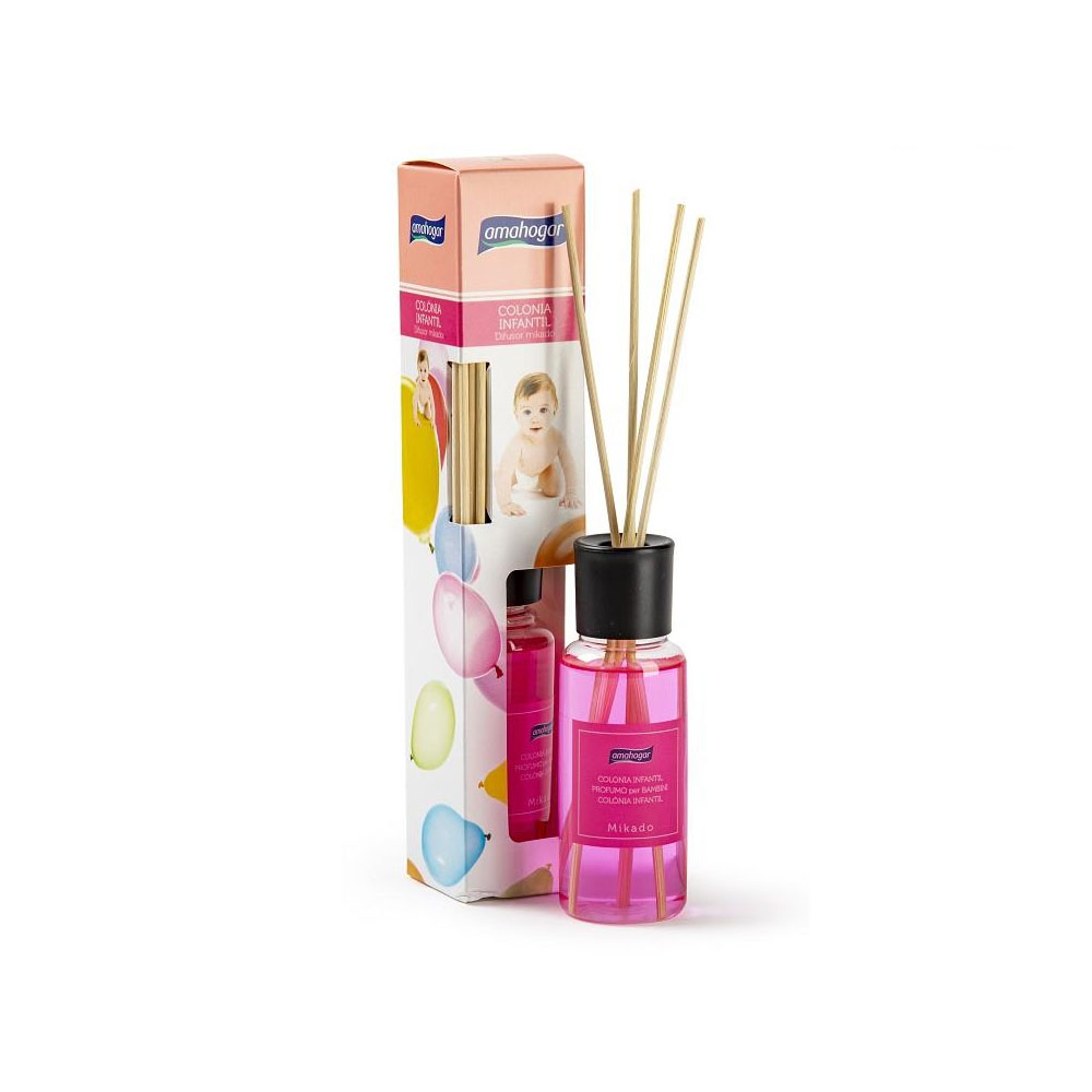 Ambientador Sticks Mikado Colónia Infantil 100ml