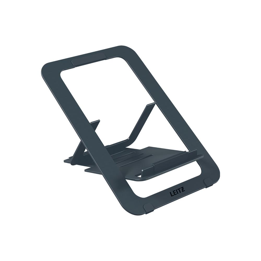 Base Notebook até 17 Pol Ajustável Ultra-Fino Cinza Escuro