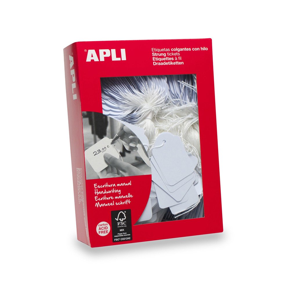Etiquetas com Fio 50x70mm Apli 00396 400un
