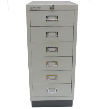 Móvel Metal com Fecho 673x279x429mm com 6 Gavetas Cinza