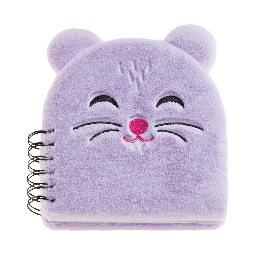 Bloco Espiral 160x160mm Pautado Peluche Hamster 80fls 1un