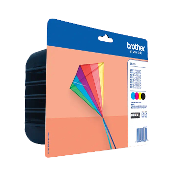 Pack Tinteiros Brother LC223VALBP 4 Cores 5,9ml 550 Pág.