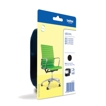 Tinteiro Brother LC229XLBK Preto 2400 Pág.