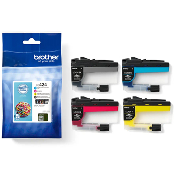 Pack Tinteiros Brother LC424VAL 4 Cores 750 Pág.