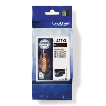 Tinteiro Brother LC427XLBK Preto 6000 Pág.