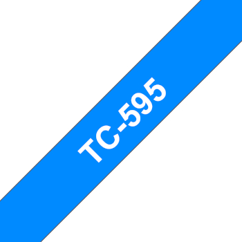 Fita Laminada 09mmx7,7mts Azul/Branco