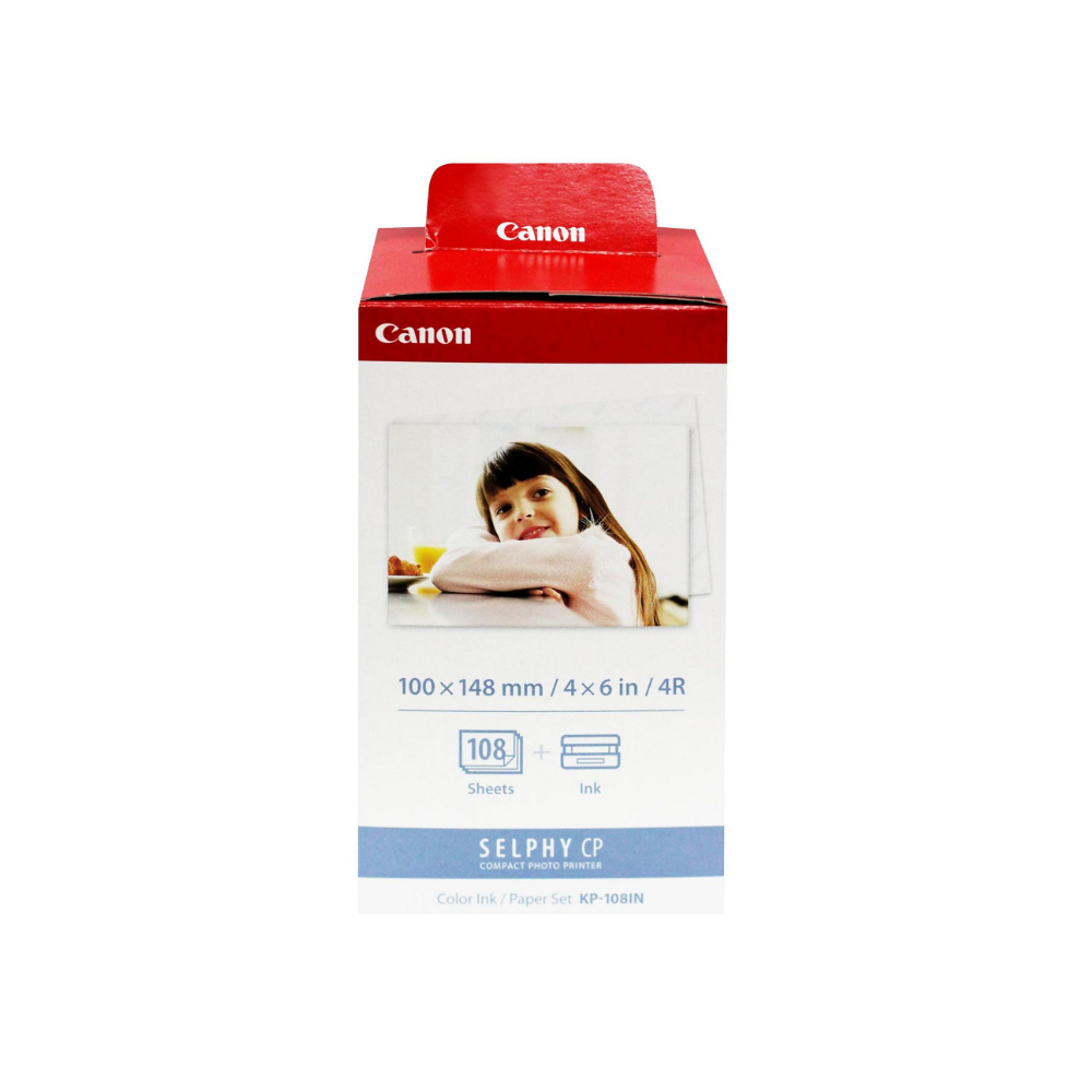 Tinteiro Canon KP-108IN + 108 folhas 100x148mm 3115B001