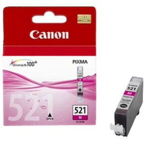 Tinteiro Canon 521 Magenta 2935B001 9ml 445 Pág.