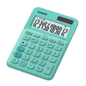 Calculadora Secretária Casio MS20UCGN Verde Claro 12 Dígitos