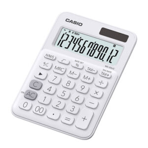 Calculadora Secretária Casio MS20UCWE Branco 12 Dígitos