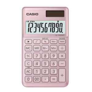 Calculadora de Bolso Casio SL1000SCPK Rosa Claro 10 Digitos