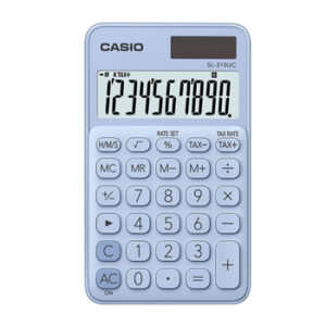 Calculadora de Bolso Casio SL310UCLB Azul Claro 10 Digitos