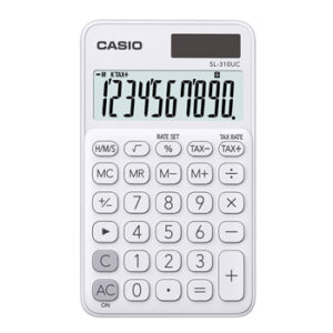 Calculadora de Bolso Casio SL310UCWE Branco 10 Digitos