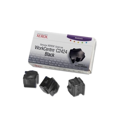 Pack Tinta Sólida Compatível Xerox Preto 108R00663 3un