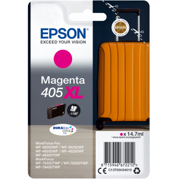 Tinteiro Epson 405XL Magenta C13T05H34010 14,7ml 1100 Pág.