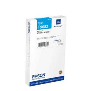 Tinteiro Epson T9082 Azul C13T908240 39ml 4000 Pág.