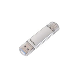 Pen Drive USB-C+ USB-A 3.1/3.0 64GB Hama C-Laeta Prata