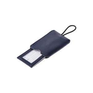 Etiqueta Identificação c/Bolsa para Mala Viagem Azul Escuro