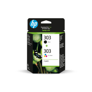 Pack Tinteiros HP 303 Preto/Cor 3YM92A 4ml/4ml