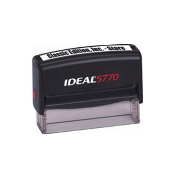 Carimbo 70x10mm Autotintavel Ideal Mod 5770