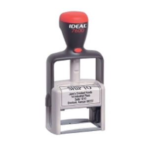 Carimbo 57x34mm Autotintavel Ideal Mod 7600