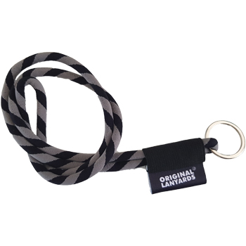 Fita Multiusos Pescoço Tube Long Preto/Cinza ø8x47cm