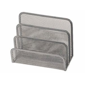 Suporte para Cartas em Rede Metálica Prata