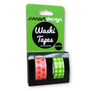 Fita Adesiva Decorativa Washi Tape Miscelania 2un
