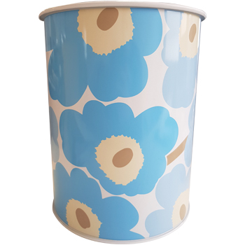 Papeleira 15L Metal Marimekko Azul