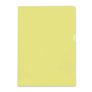 Bolsa Plástico em L A4 90mic Amarelo 100un