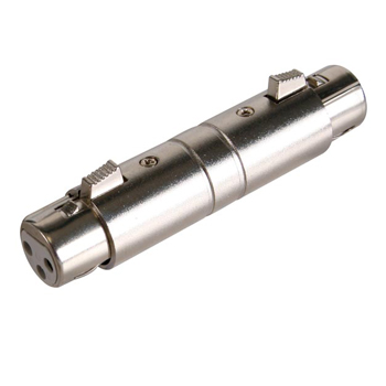 Adaptador XLR 3P Fêmea para 5P Fêmea