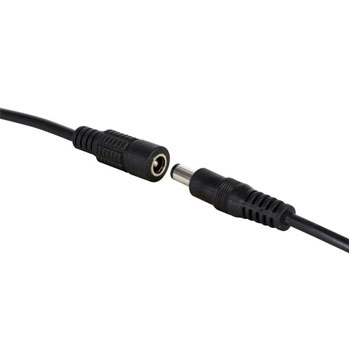 Conector DC com cabo Macho/Fêmea