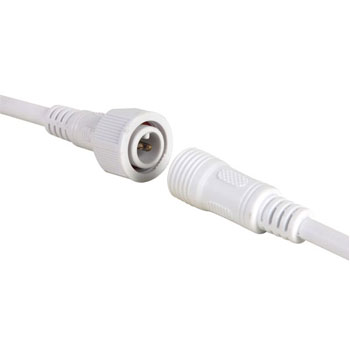 Conector DC com cabo Macho/Fêmea para Fitas LED 1 Cor IP68