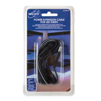 Conector DC com cabo Macho/Fêmea - Extensão 2m