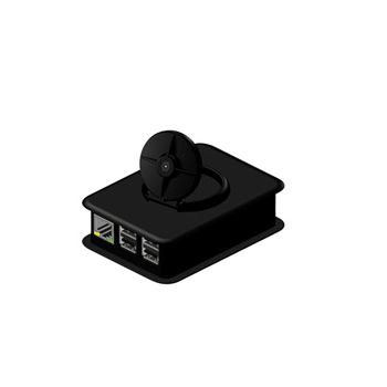 Caixa com Câmara para RASPBERRY PI B+ Preto