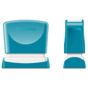 Carimbo 11x25mm Azul Xstamper Quix Q04E 1un