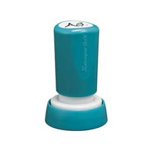 Carimbo Redondo 20mm Preto Xstamper Quix Q34B 1un