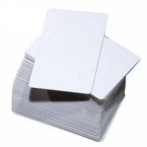 Cartões ZEBRA Brancos sem Banda Magnética 500un