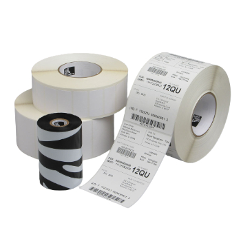 Etiquetas 051x32 D76mm 1000T Papel Mate ZEBRA 10 Rolos