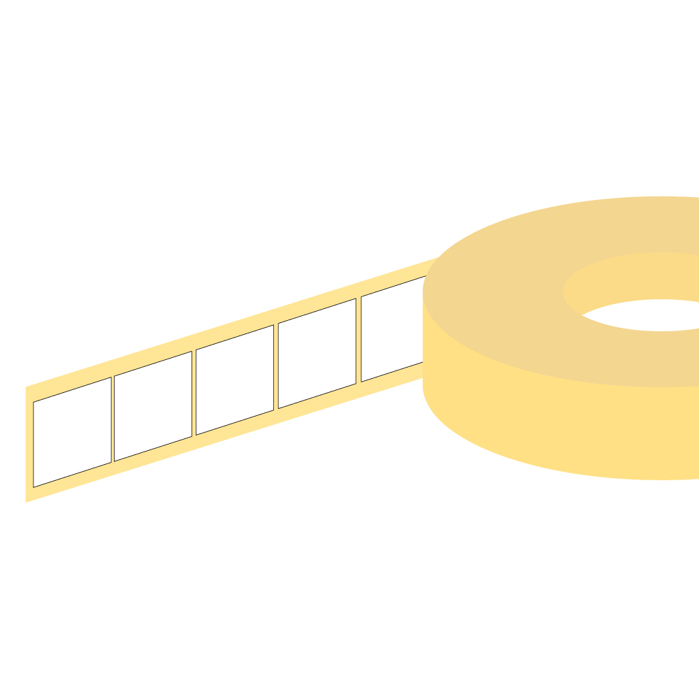 Etiquetas 035x26 D25mm Térmicas c/Capa Rolo 1500un