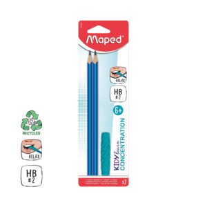 Lápis Grafite 2HB Maped Kidy Learn Concentration 2un