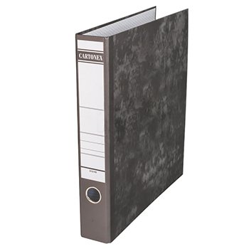 Pasta Arquivo L60 310x290 s/Cx Marmoreada Preto 1un