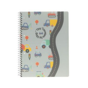 Caderno Espiral A4 Pautado PP PLAY ME Cars 80Fls 1un
