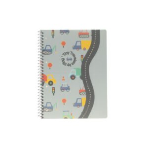 Caderno Espiral A5 Pautado PP PLAY ME Cars 80Fls 1un