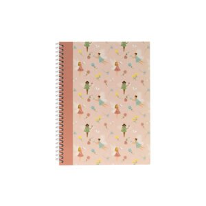 Caderno Espiral A5 Quadriculado FAIRIES Tale 80Fls 1un