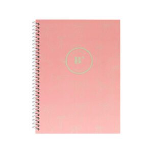 Caderno Espiral A4 Pautado LACES Rosa 80Fls 1un