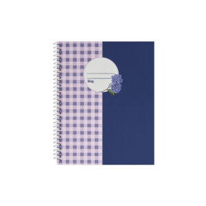 Caderno Espiral A5 Pautado PROVENCE Vichy 80Fls 1un