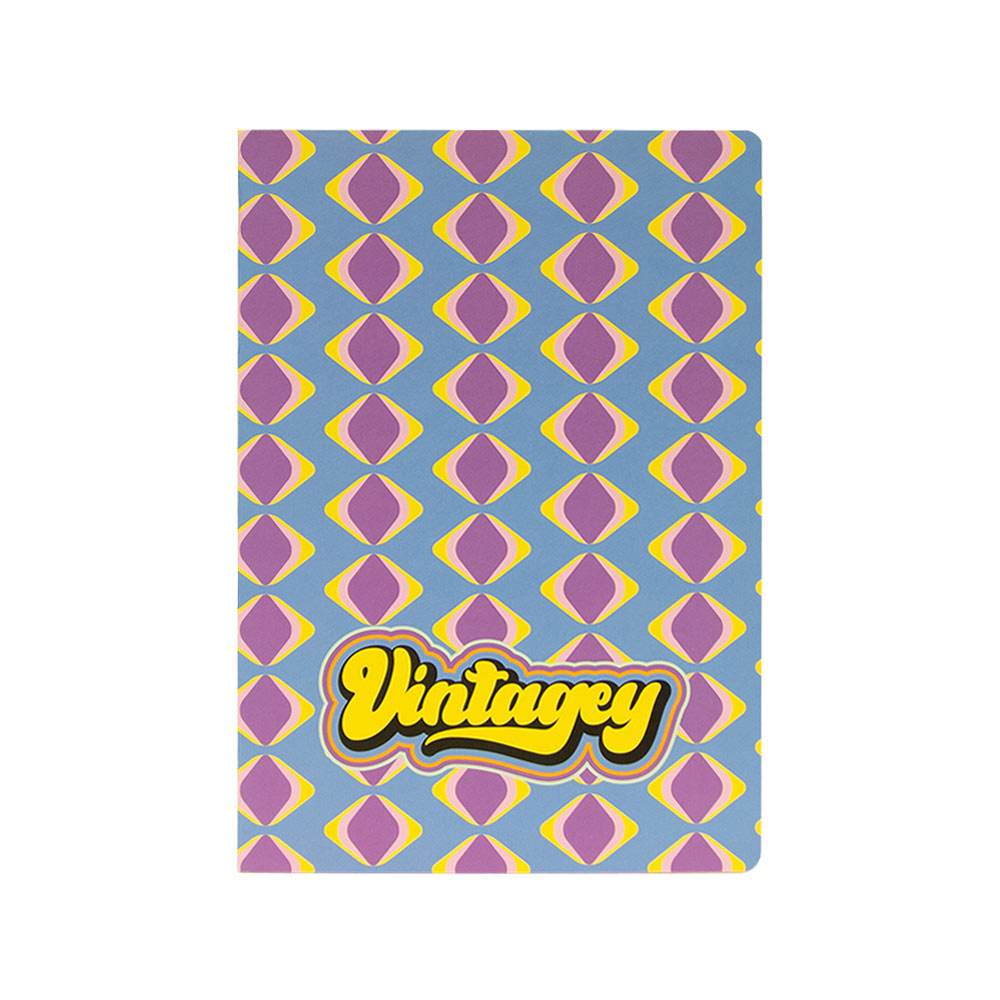Caderno Agrafado A4 Pautado VINTAGEY Diamond 48Fls 1un