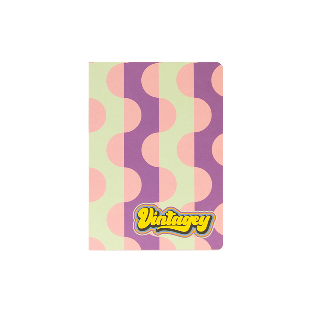Caderno Agrafado A5 Pautado VINTAGEY Puzzle 48Fls 1un