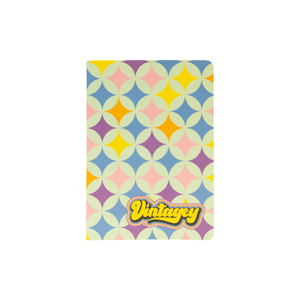 Caderno Agrafado A5 Pautado VINTAGEY Sparks 48Fls 1un